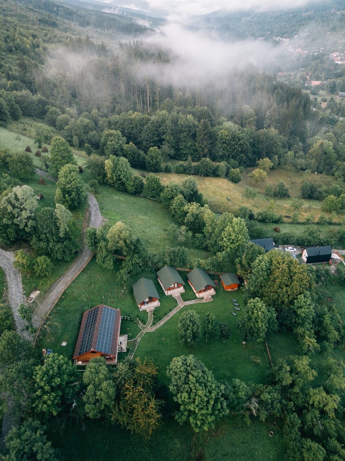 Complexul și Valea Doftanei, vedere aeriană