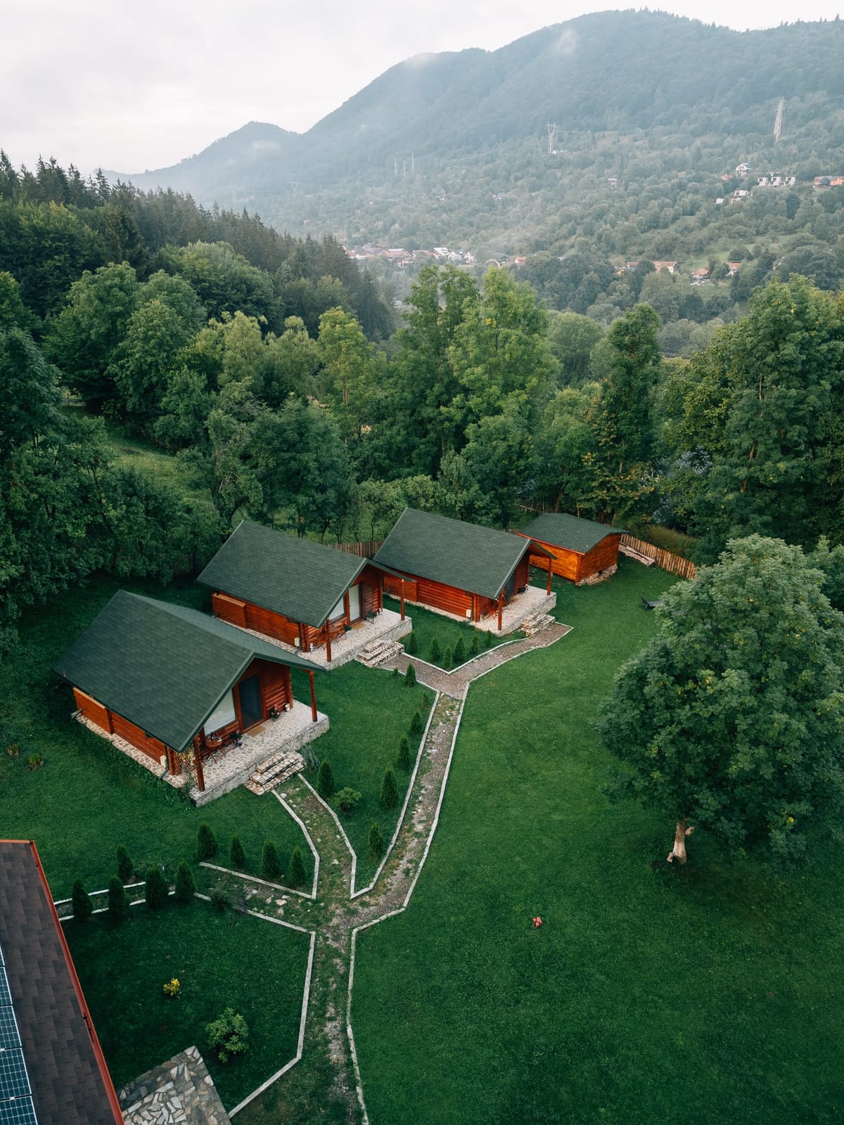 Complexul și Valea Doftanei, vedere aeriană
